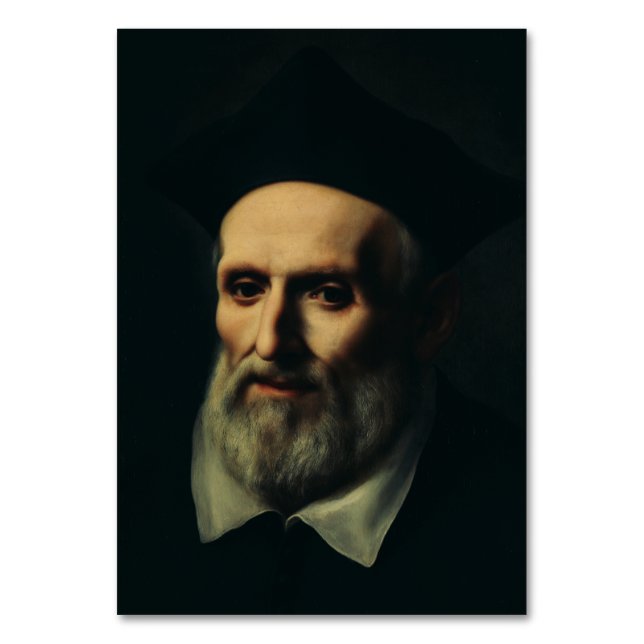 Saint Philip Neri Zweiter Apostel von Rom Tischnummer (Vorderseite)