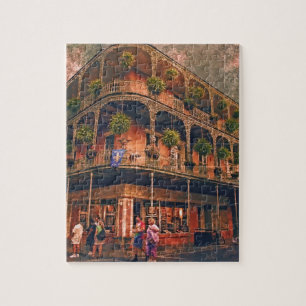 Saint Philip und Royal Street im French Quarter N Puzzle