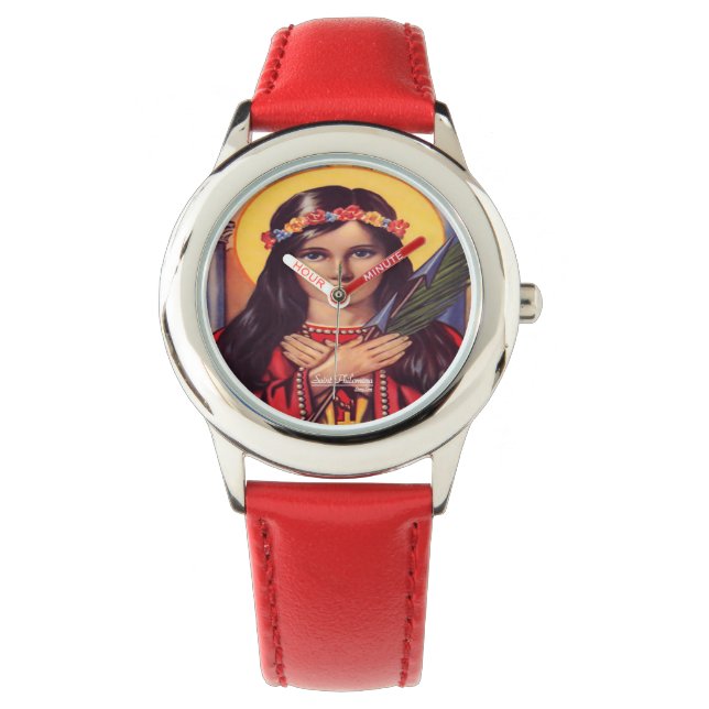 Saint Philomenia Armbanduhr (Vorderseite)