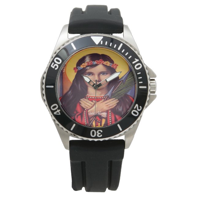Saint Philomenia Armbanduhr (Vorderseite)