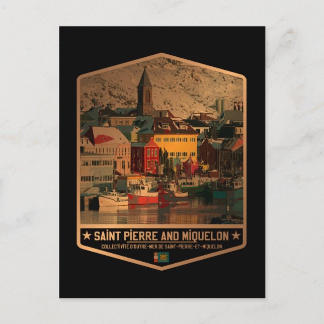 Saint Pierre und Miquelon Postkarte (Vorderseite)