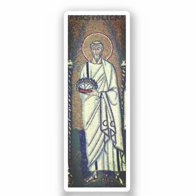 Saint Polycarp Aufkleber (Vorderseite)