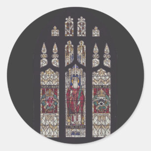 Saint-Polycarp-Bischof von Smyrna Runder Aufkleber