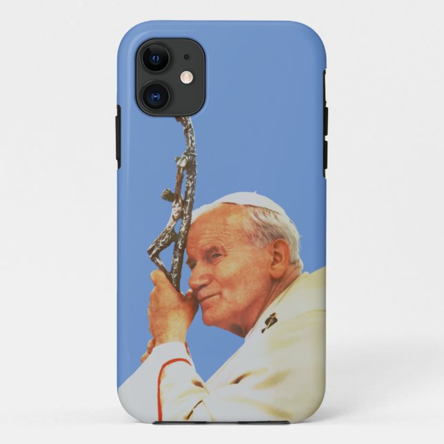Saint Pope John Paul II Case-Mate iPhone Hülle (Rückseite)