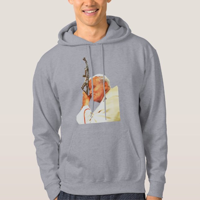 Saint Pope John Paul II Hoodie (Vorderseite)