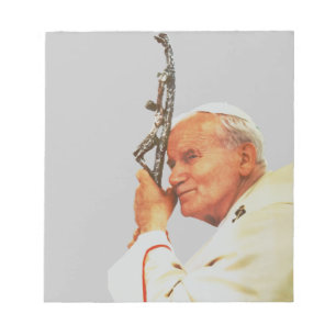 Saint Pope John Paul II Notizblock