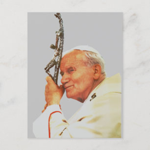 Saint Pope John Paul II Postkarte