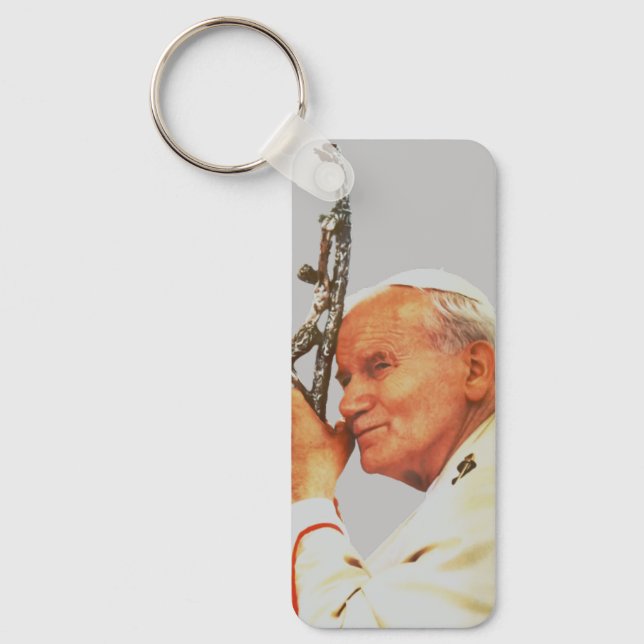 Saint Pope John Paul II Schlüsselanhänger (Vorderseite)