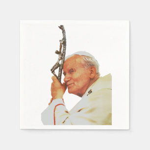 Saint Pope John Paul II Serviette