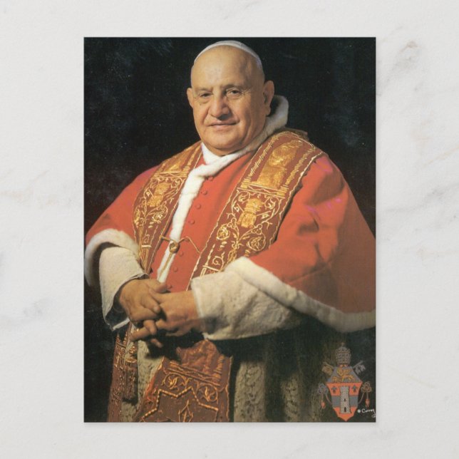Saint Pope John XXIII Postkarte (Vorderseite)