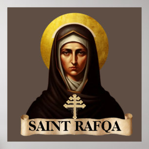 Saint Rafqa, Maronite Nun, extra groß Poster