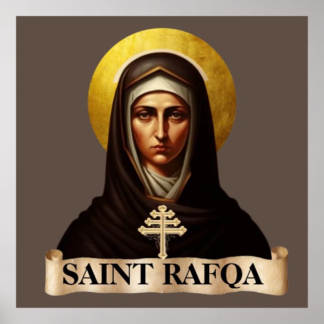 Saint Rafqa, Maronite Nun, extra groß Poster (Vorne)