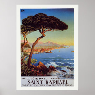 Saint-Raphael Reiseplakat Poster
