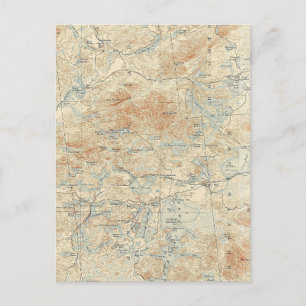 Saint Regis Kanugebiet Details in den Adirondacks Postkarte