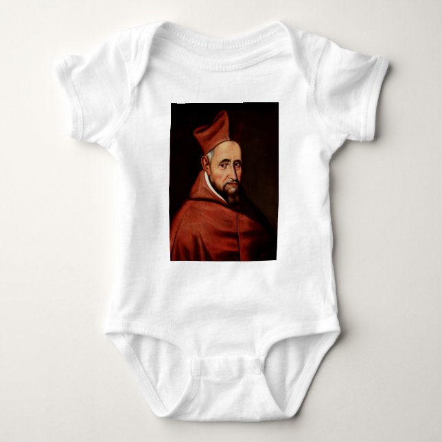 Saint Robert Bellarmin Baby Strampler (Vorderseite)