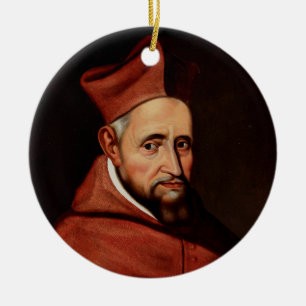 Saint Robert Bellarmin Keramik Ornament