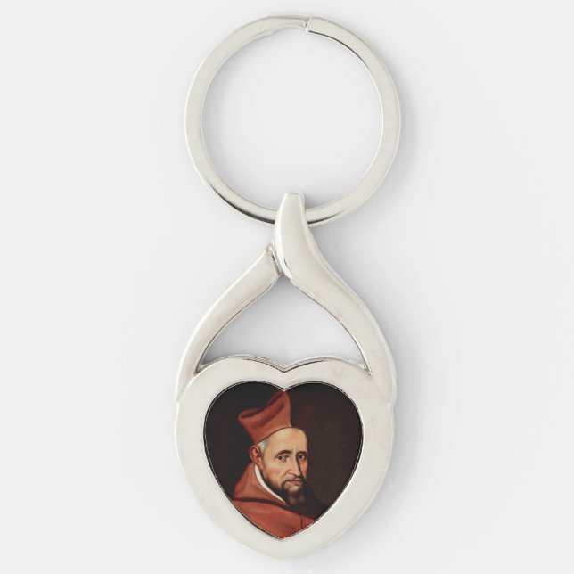 Saint Robert Bellarmin Schlüsselanhänger (Vorderseite)