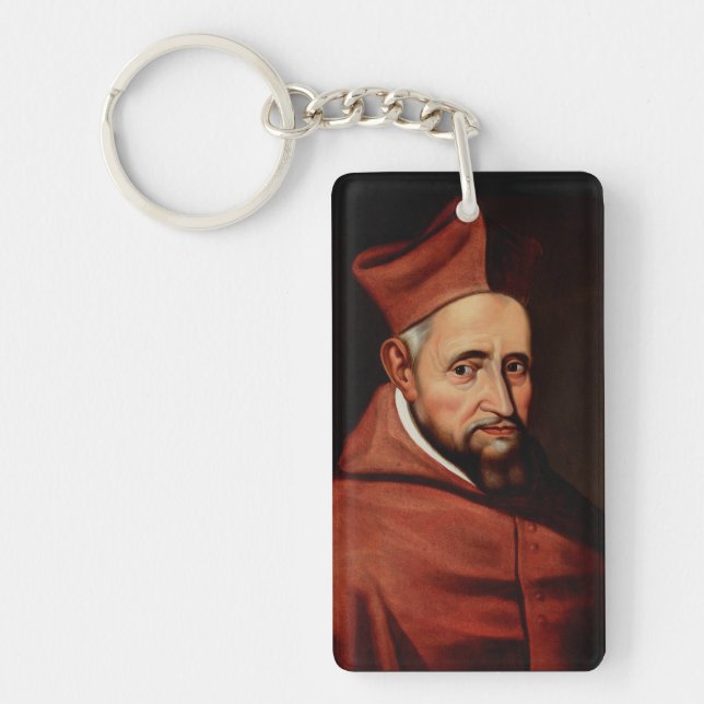 Saint Robert Bellarmin Schlüsselanhänger (Vorderseite)