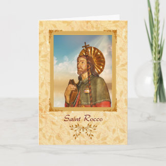 Saint Rocco - Blank Grußkarte Karte