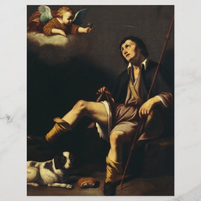 Saint Roch und Angel von Typ François Flyer (Vorne)