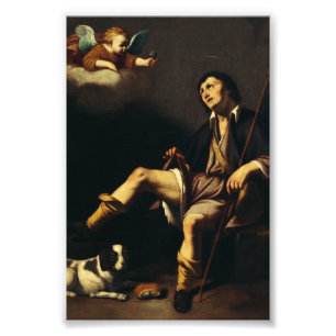 Saint Roch und Angel von Typ François Fotodruck