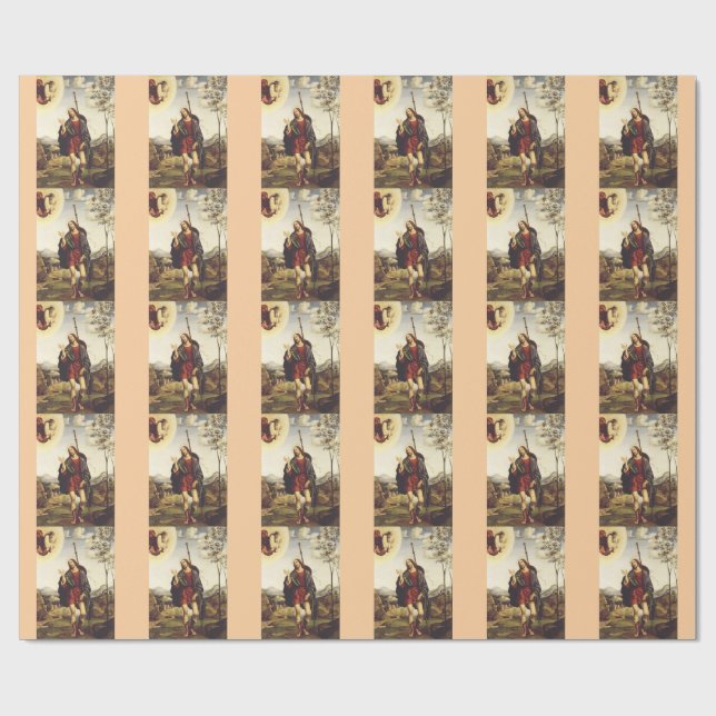 Saint Roch von Francesco Francia Geschenkpapier (Flach)
