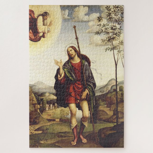 Saint Roch von Francesco Francia Puzzle (Vertikal)