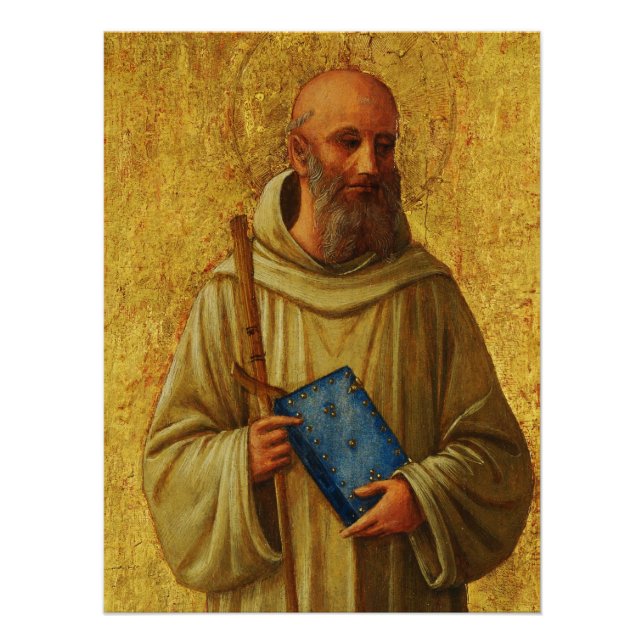 Saint Romuald, der Gründer der Camaldolese Poster (Vorderseite)