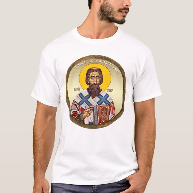 Saint Sava of Serbia T-Shirt (Vorderseite)