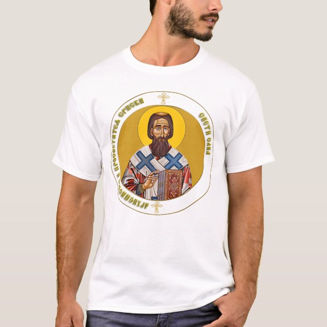 Saint Sava, Serbia, Serbian Orthodox, srb 4 T-Shirt (Vorderseite)
