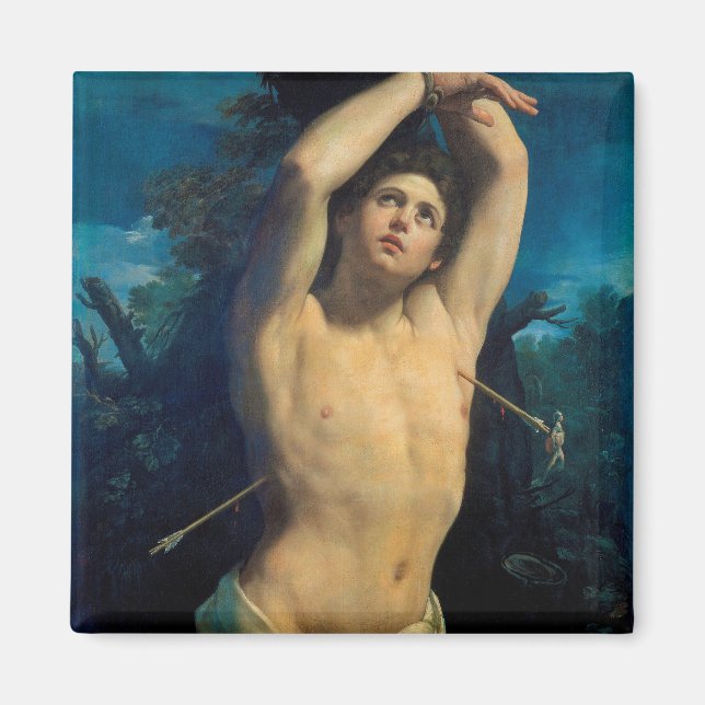 Saint Sebastian (St. Sebastian), Guido Reni Magnet (Vorne)