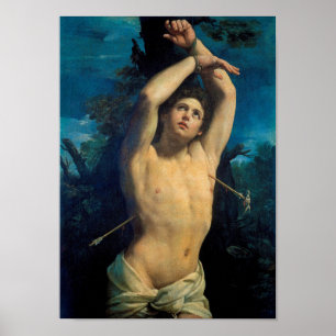 Saint Sebastian (St. Sebastian), Guido Reni Poster
