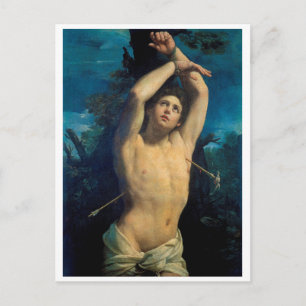 Saint Sebastian (St. Sebastian), Guido Reni Postkarte