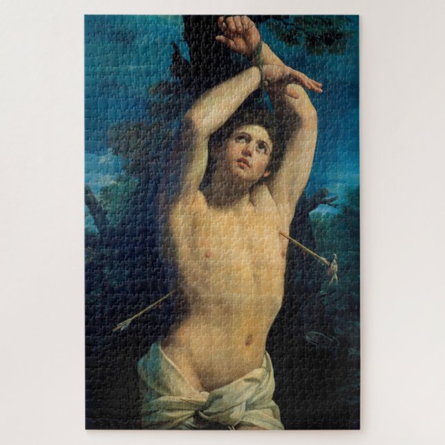 Saint Sebastian (St. Sebastian), Guido Reni Puzzle (Vertikal)