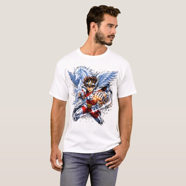 Saint Seiya Pegasus T-Shirt (Vorne ganz)