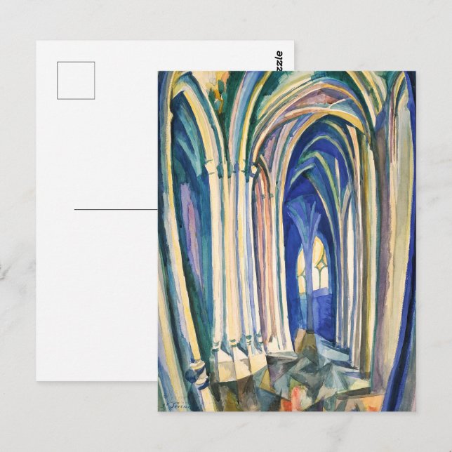 Saint-Séverin | Robert Delaunay | Postkarte (Vorne/Hinten)