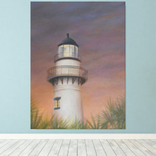 Saint Simons Island Leuchtturm - Canvas Print Leinwanddruck