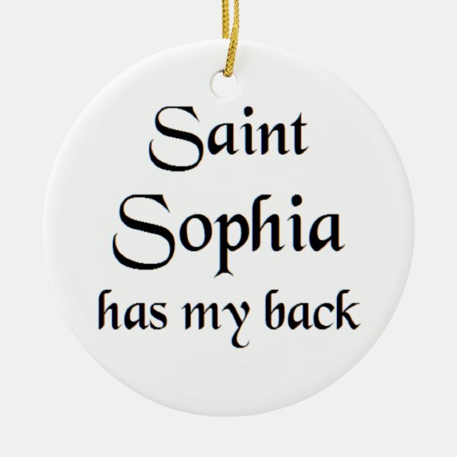 saint sophia coffee mug keramik ornament (Vorne)