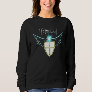 Saint St Michael Katholische Erzengel Angel Sweatshirt