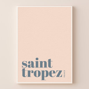 Saint St. Tropez Frankreich modernes Stadtplakat Poster