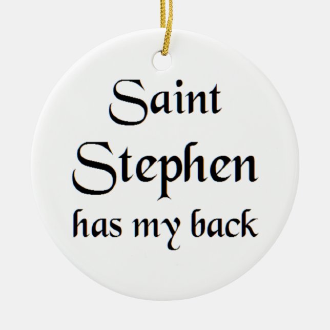 saint stephen keramik ornament (Vorne)