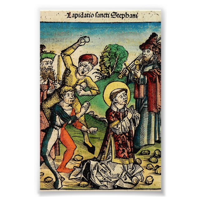 Saint Stephen Protomartyr First Martyr Fotodruck (Vorne)