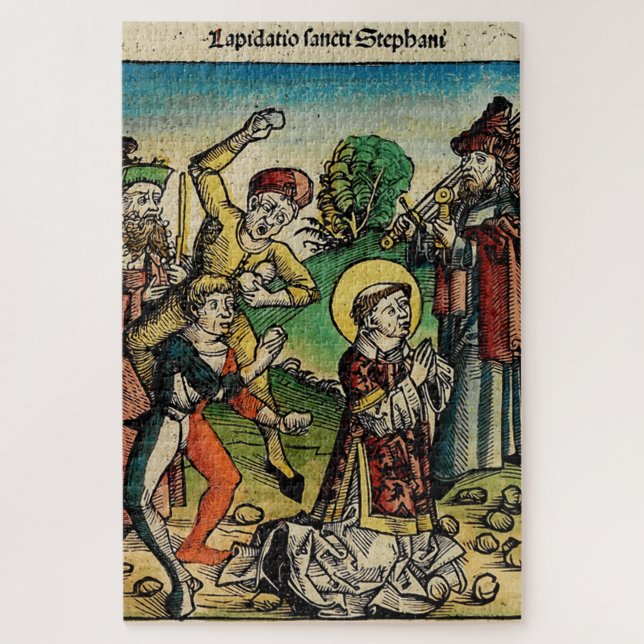 Saint Stephen Protomartyr First Martyr Puzzle (Vertikal)