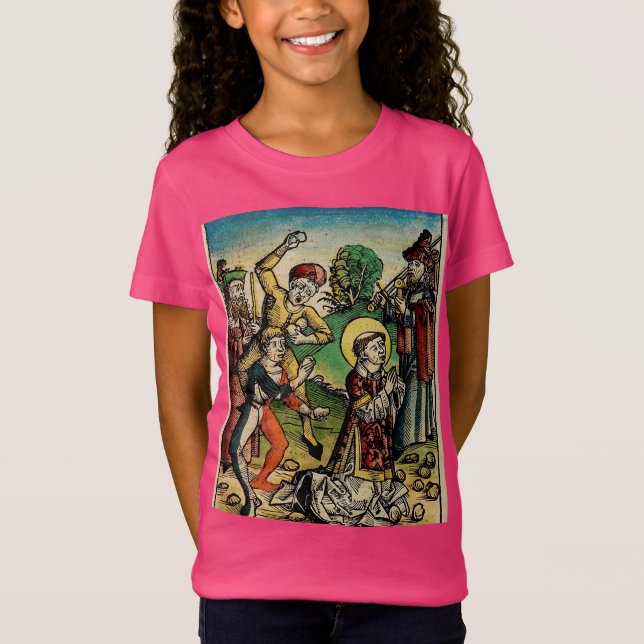 Saint Stephen Protomartyr First Martyr T-Shirt (Vorderseite)