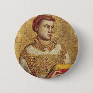 Saint Stephen von Giotto Button