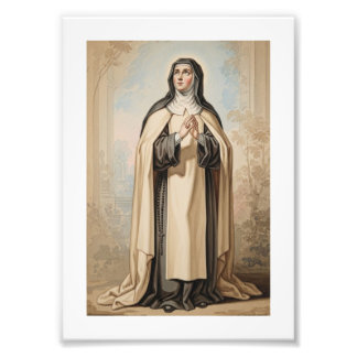 Saint Teresa of Avila, Catholic Saint Art Fotodruck