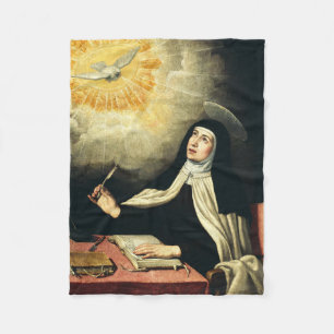 Saint Teresa von Avila Fleecedecke