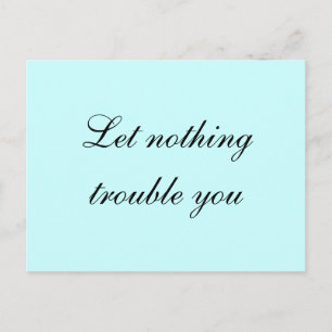 Saint Teresa Zitat Postkarte