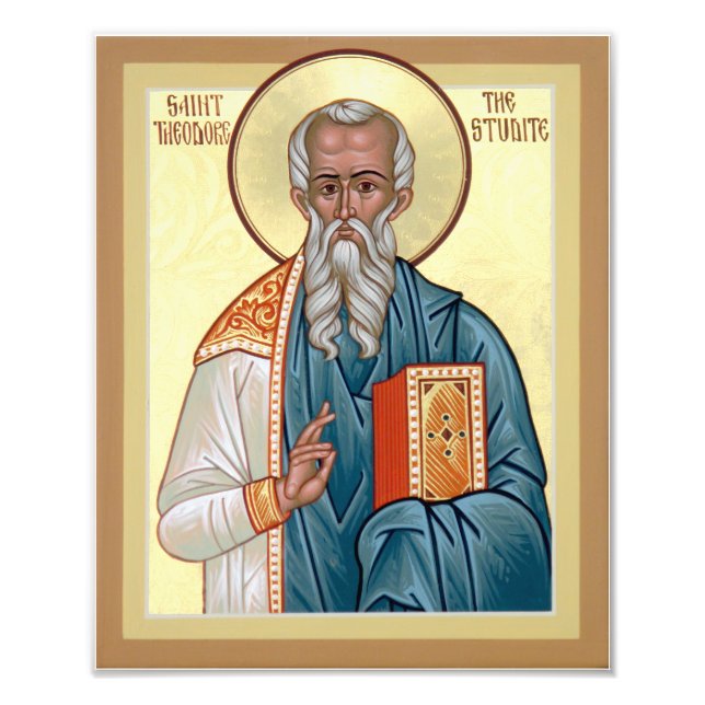 Saint Theodore - Das Icon Foto drucken (Vorne)