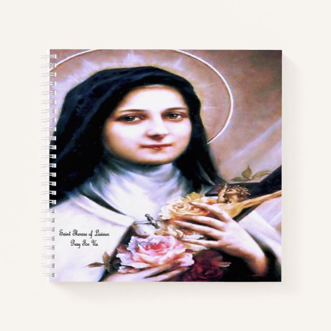 Saint Therese des Lisieux-Notebooks Notizbuch (Vorderseite)